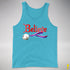 Believe Omnisexial Pride Flag Jingle Bell Premium Tank Top - Aqua Triblend